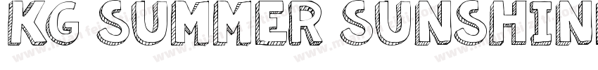 KG Summer Sunshine字体转换